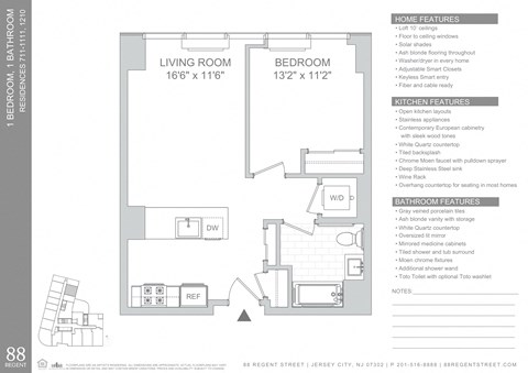 88 Regent Street Studio-2 Beds Apartment for Rent - Photo Gallery 62
